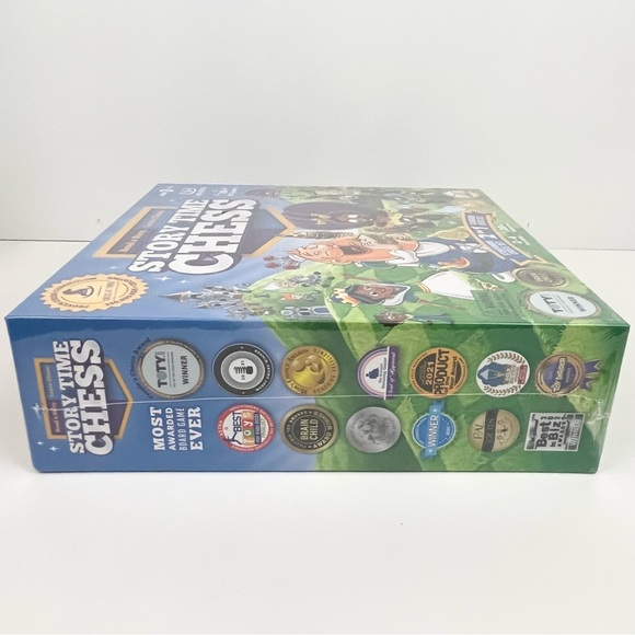 Story Time Story Book and Standard Chess Set Educational 30+ Mini Games Ages 3+ - Picture 4 of 8